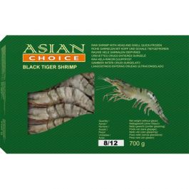 Black Tiger Shrimp HOSO 8/12 - চিংড়ি মাছ