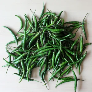 Green Chilli (500g Fresh Haree Mirch) - কাঁচা মরিচ